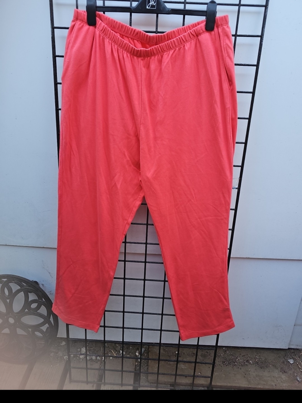 Lands' End Coral Pull-On Knit Pants